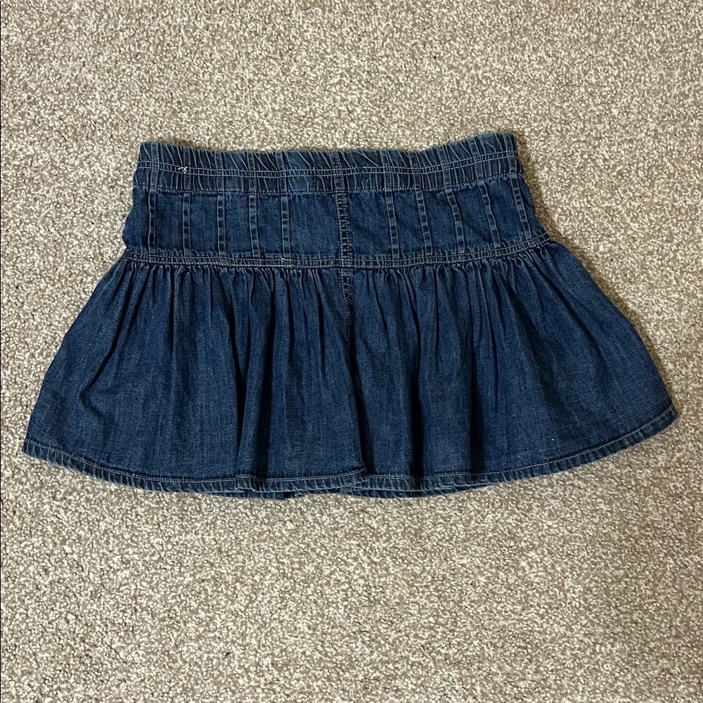 Free People We The Free Roselle Denim Mini Skirt in High Tide Women’s S - Picture 5 of 6